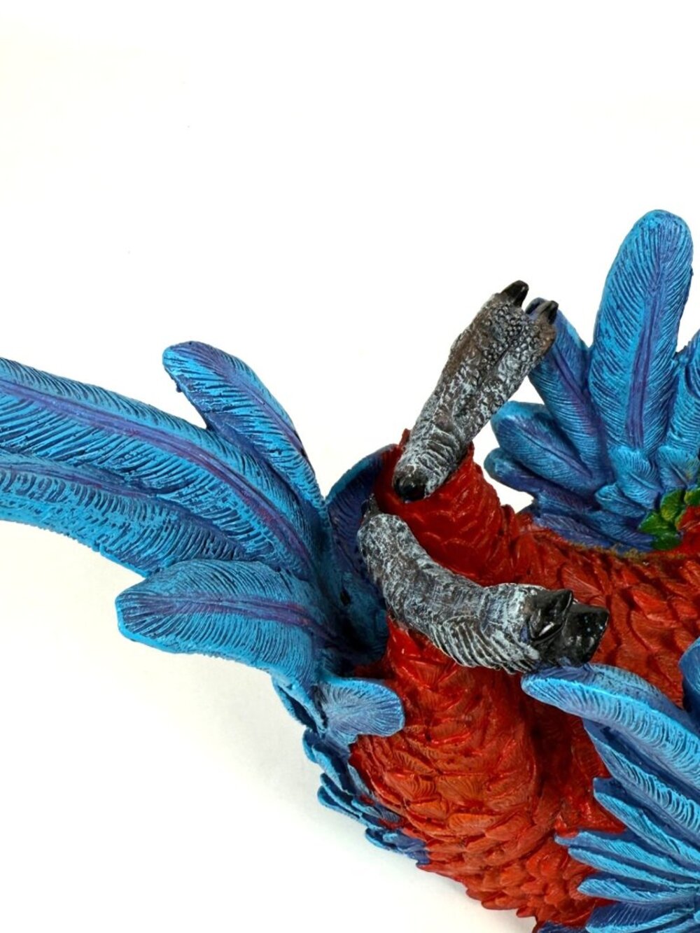 Rio Rainforest Jungle Red Scarlet Macaw Parrot Wine Bottle Holder Caddy Figurine - Picture 6 of 9
